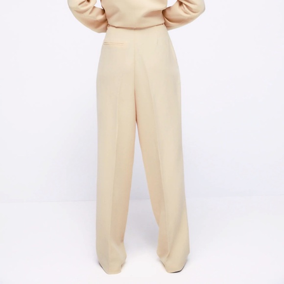 ZARA full length wide leg trousers/pants NWT - Picture 2 of 10